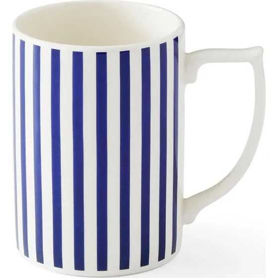Spode Steccato krus 35 cl – smalle blå striber