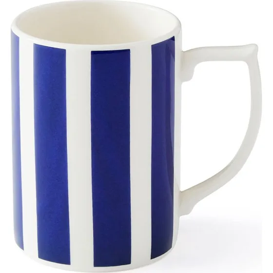 Spode Steccato krus 35 cl  bl brede striber