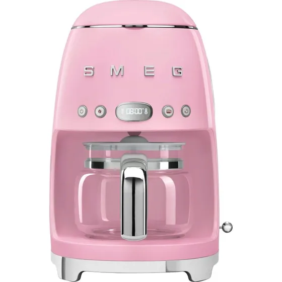 Smeg DCF02PKEU 50's Style kaffemaskine – lyserød (10 kopper)