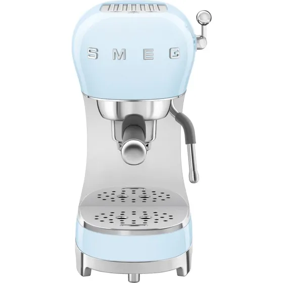 Smeg ECF02 50's Style espressomaskine, pastelblå