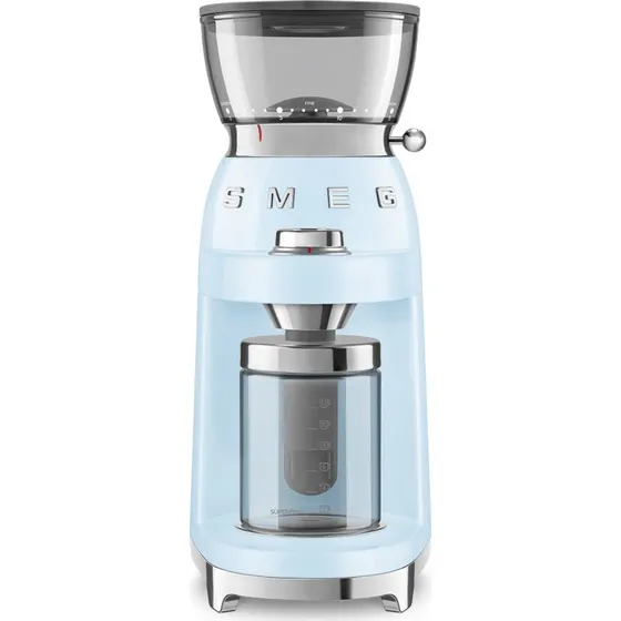 Smeg CGF03 kaffekvrn  Pastelbl (50's style)