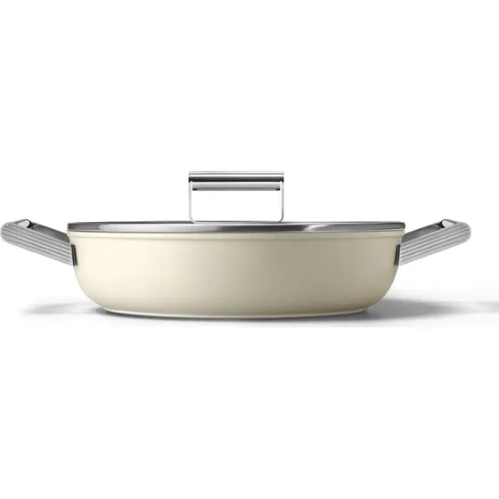 Smeg 50's Style sauterpande 28 cm  Cream