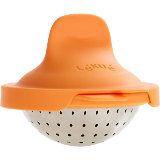 Lku ggepocherer i platinasilikone, orange