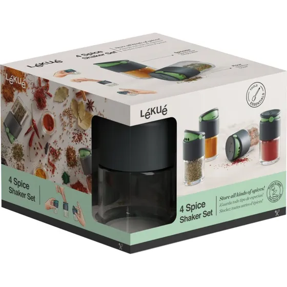 Lku Spice Shaker 4-pak, 80 ml  Gr