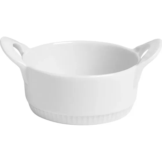 Pillivuyt Toulouse skl med hndtag 23 cl - hvid