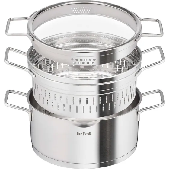 Tefal Nordica gryde med dampindsats 4,8 L Ø24 cm