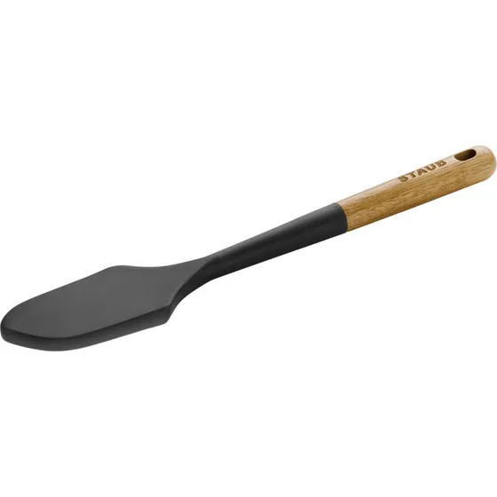 Staub dejskraber 30 cm i silikone og akacietræ