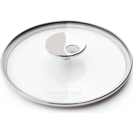 Mauviel M'360 glaslåg 14 cm – glas & rustfrit stål
