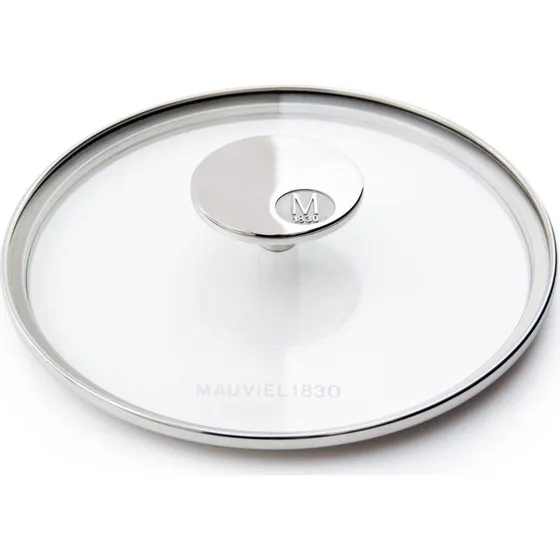 Mauviel M'360 glaslåg 18 cm – rustfrit stål & glas