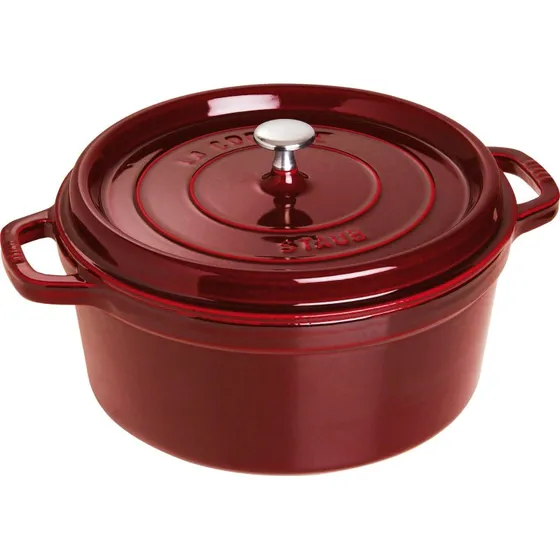 Staub rund støbejernsgryde 28 cm, 6,7 L – Grenadine