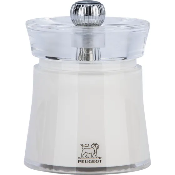 Peugeot Bali saltkværn 8 cm - akryl/hvid