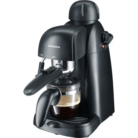 Severin KA5978 espressomaskine 800W – 4 kopper, sort