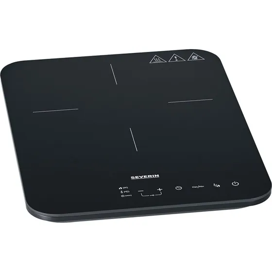 Severin KP1032 induktionskogeplade 2000W, Ø22 cm, sort