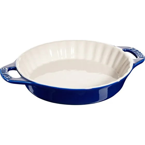Staub Tærteform 24 cm - Emaljeret Stentøj, Mørkeblå