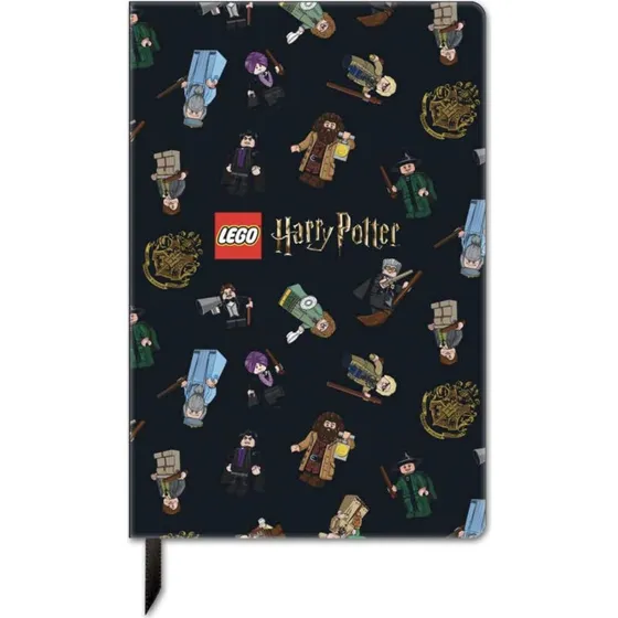 Harry Potter notesbog - LEGO® 21x14 cm, 192 linjerede sider