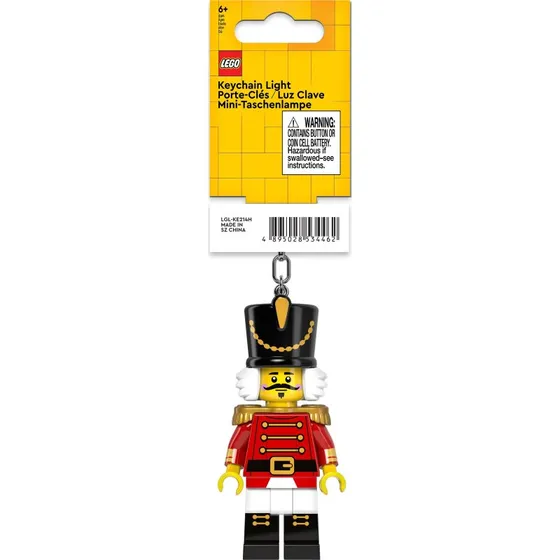 LEGO Nøddeknækker Minifigur Nøglering med LED-lys