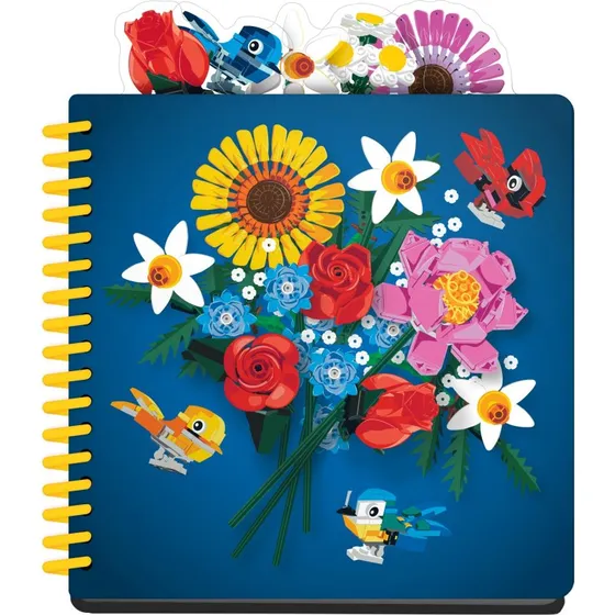 LEGO® Botanicals Notesbog med sidemarkører – 192 sider