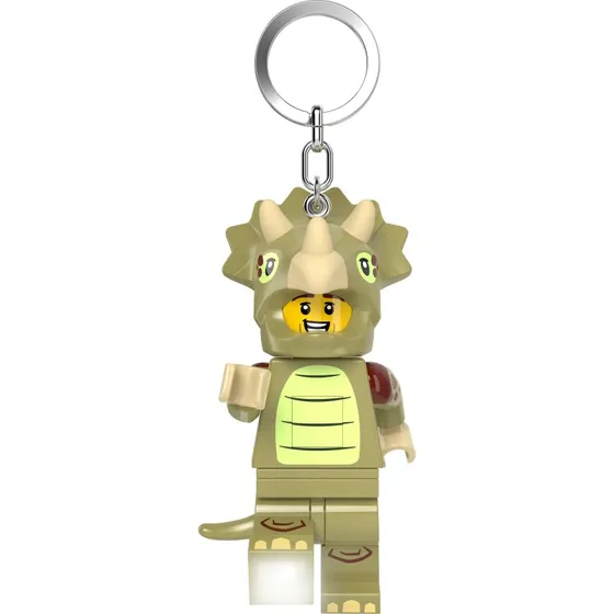LEGO® Minifigur triceratops-nøglering med LED