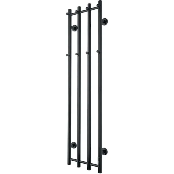 TVS Eldo 4 el-håndklædetørrer 34,5x140 cm, sort