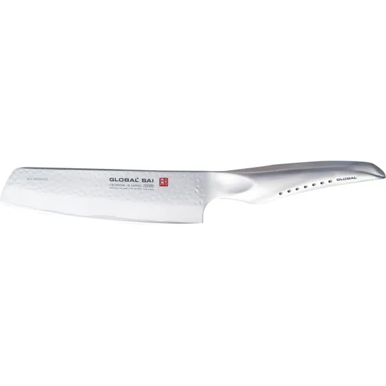 Global SAI-M06 grøntsagskniv 15 cm – Rustfrit stål