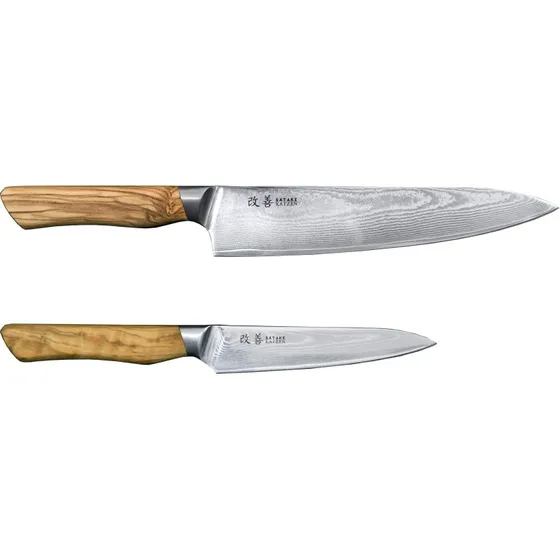 Satake Kaizen knivst Gyoto 18 cm & Petty 12 cm