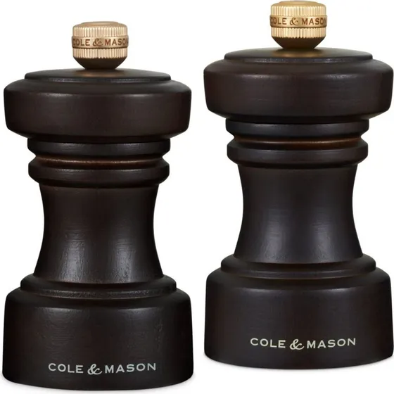 Cole & Mason Hoxton salt- og peberkvrnst 10 cm (chocolate)