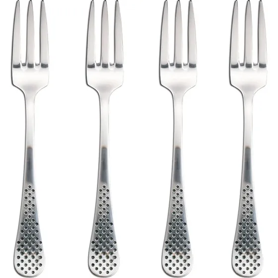 Global GT-002/4 gaffel 4-pak - rustfrit stål