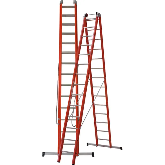 JUMBO kombistige glasfiber 2x14 trin - 7,1 m