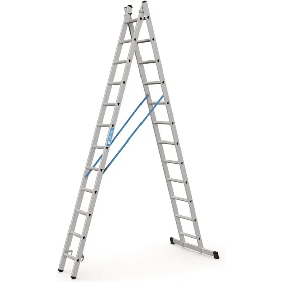 Zarges Kombistige 2×12 trin - Aluminium, EN 131