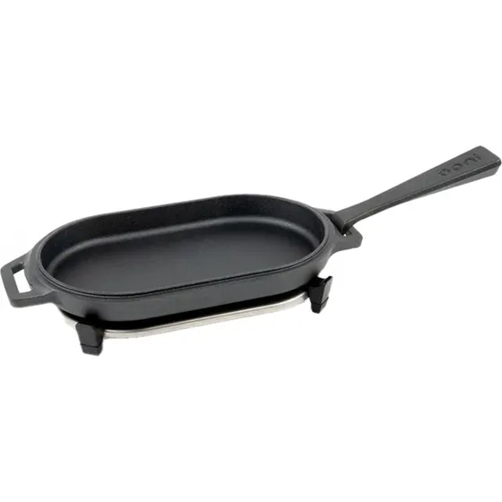 Ooni Sizzlerpande i stbejern med aftageligt hndtag