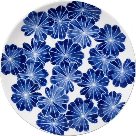 Gtefors Porslin Daggkpa asiet 21 cm - bl