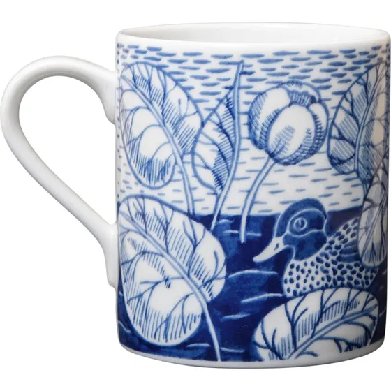 Gtefors Porslin Duckpond krus 35 cl  bl