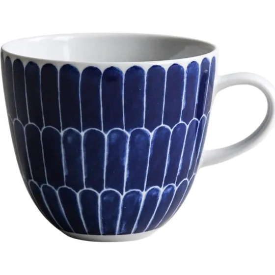 Gtefors Porslin Selma krus 41 cl  bl fjer