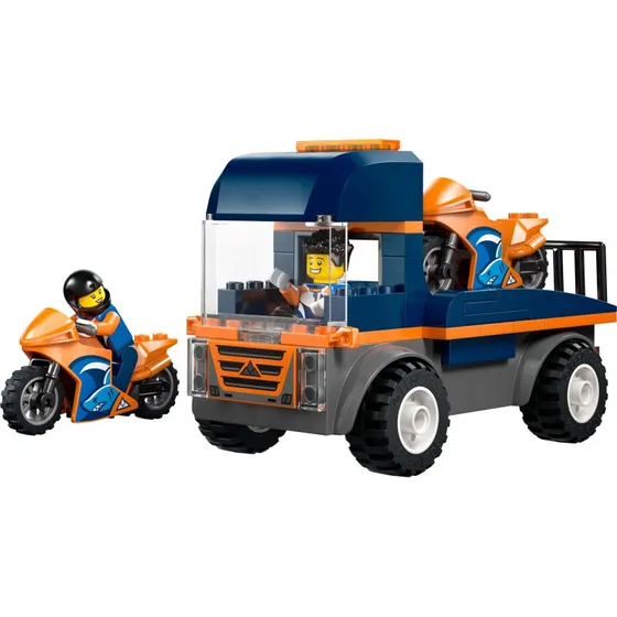 LEGO City 60491 Motorcykel-transporter – byggesæt til børn 4+