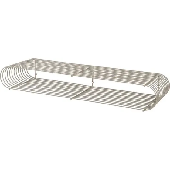 AYTM Curva Hylde L Taupe – Design væghylde 80,4 cm