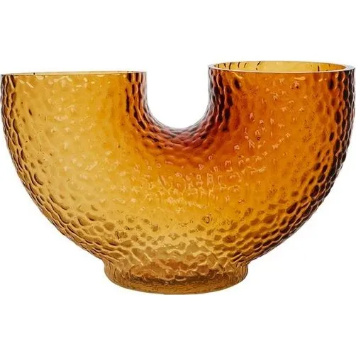 AYTM Arura Low glasvase Amber