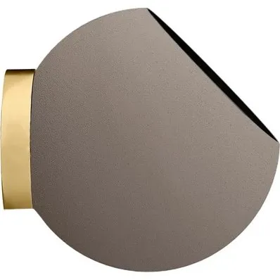 AYTM Globe væg-urtepotte Ø21 Taupe/Guld