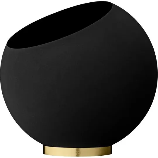 AYTM Globe blomsterskjuler Ø43 cm – Black/Gold
