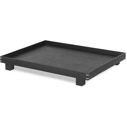 Ferm Living Bon træbakke Large - Sortbejdset eg