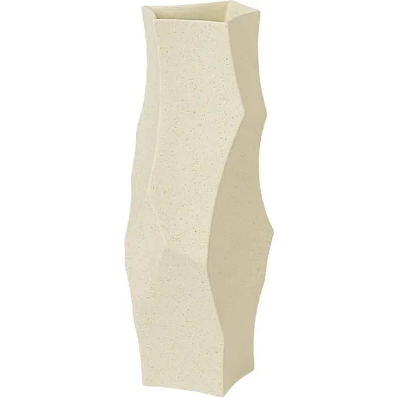 ferm LIVING Cueva Vase H37 Off-White