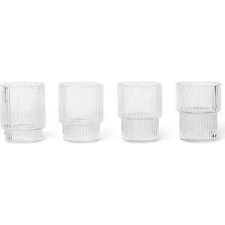 Ferm Living Ripple snapsglas 6 cl  4 stk