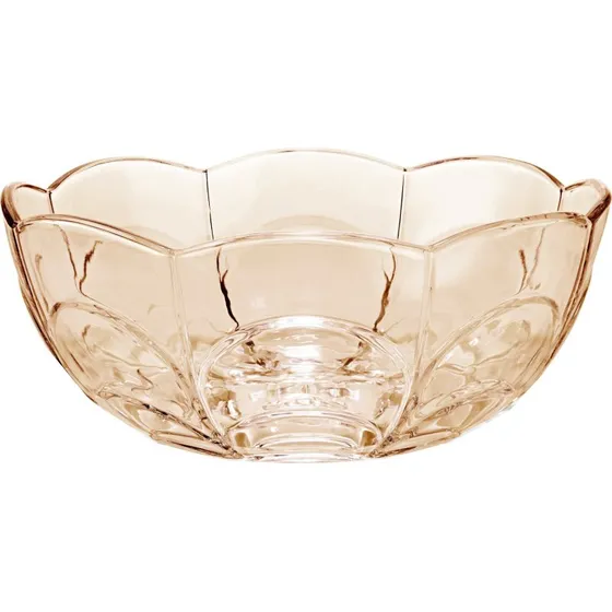 Holmegaard Lily serveringsskl 23 cm  Toffee Rose