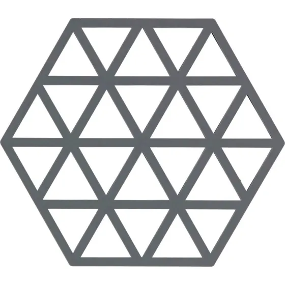 Zone Triangles bordskner 16 cm  cool grey