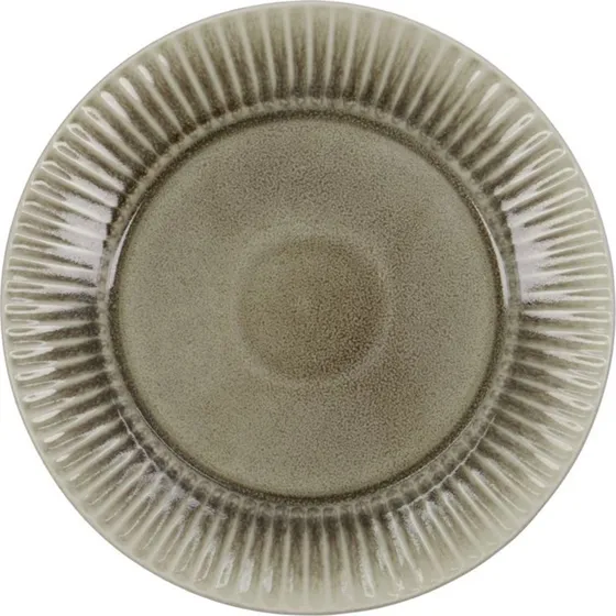 House Doctor Pleat middagstallerken 27 cm  grbrun