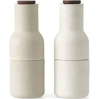 Audo Copenhagen Bottle krydderikværn 2-pak, 21 cm (sand/valnød)