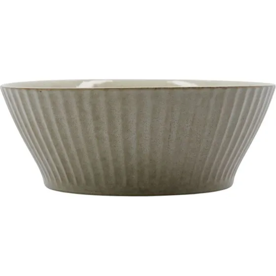 House Doctor Pleat skål Ø19 cm - gråbrun