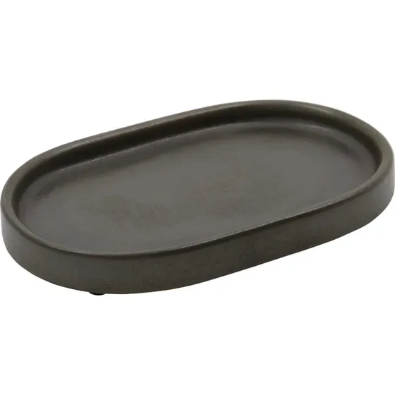 Meraki Datura keramisk bakke, mrkegr 12,5x20 cm