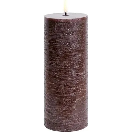 Uyuni Lighting LED bloklys 7,8x20 cm Rustic Brown