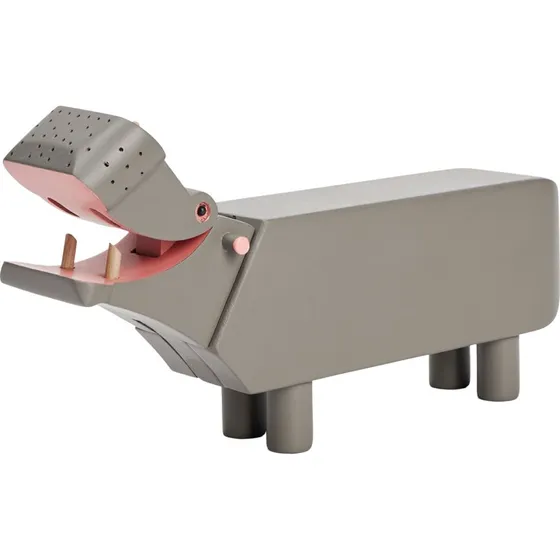 Kay Bojesen Flodhest 9 cm – Grå (Jubilæumsudgave)