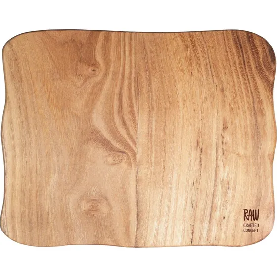 Aida RAW Skrebrt i Teak 32x24x2 cm